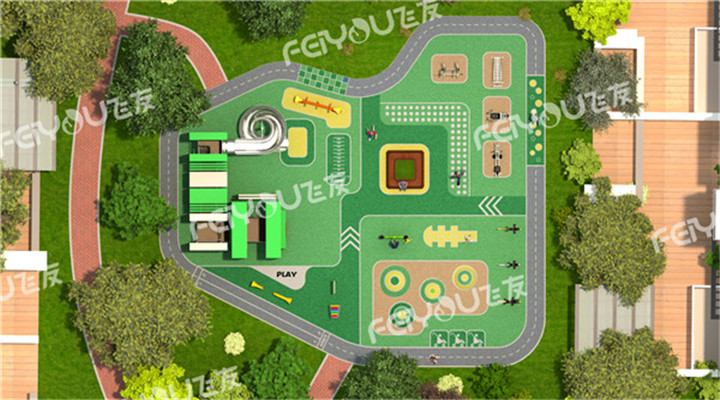 飛友戶外兒童游樂設施整體設計方案之二